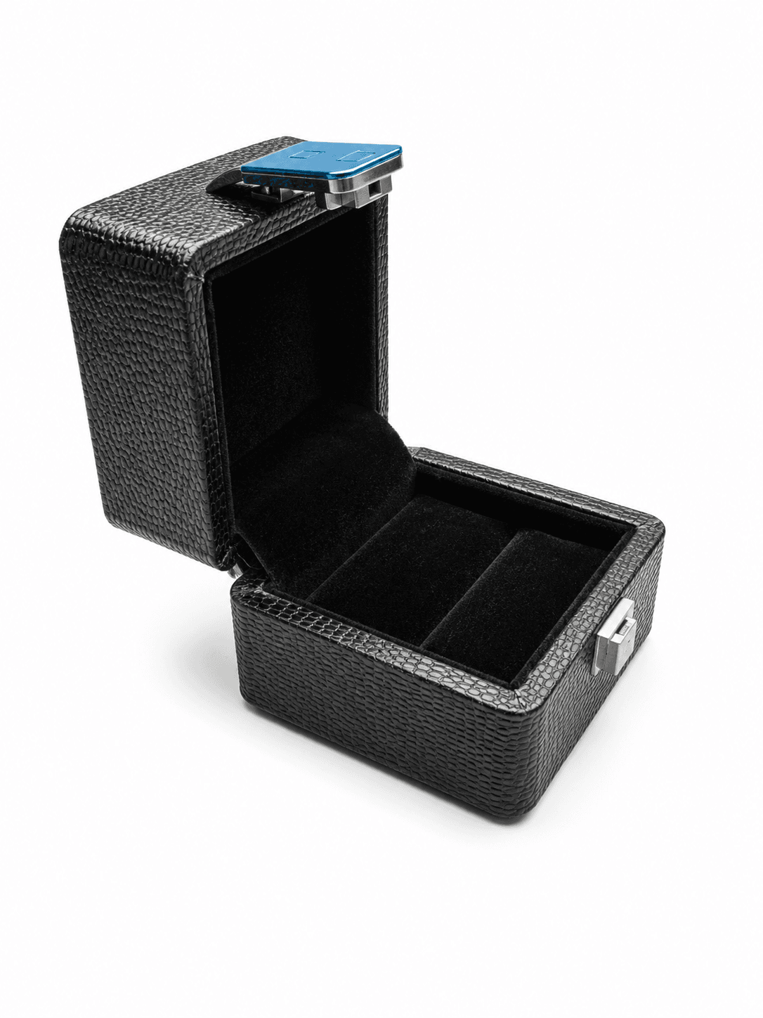 Crocodile Leather Ring Box thumbnail 2