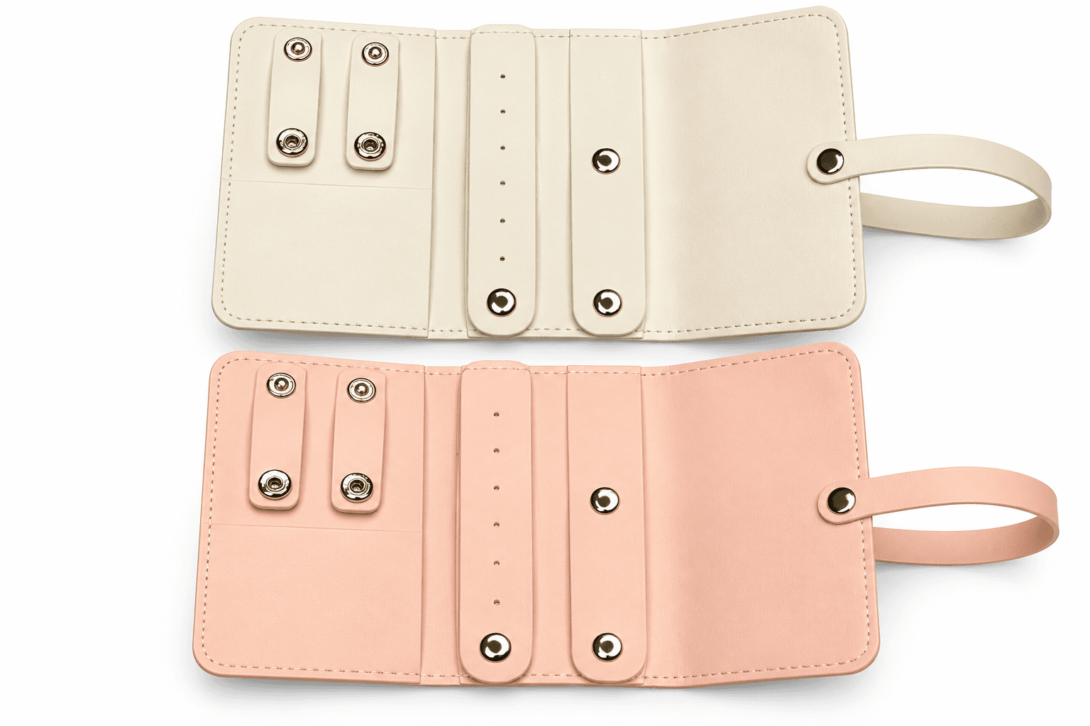 Premium Micro Leather Jewellery Pouch | Travel Jewellery Organizer thumbnail 3