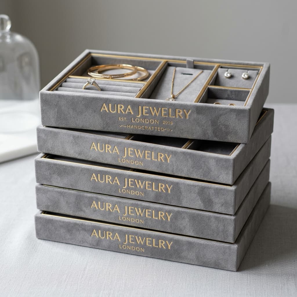 Showroom Velvet Counter Tray
