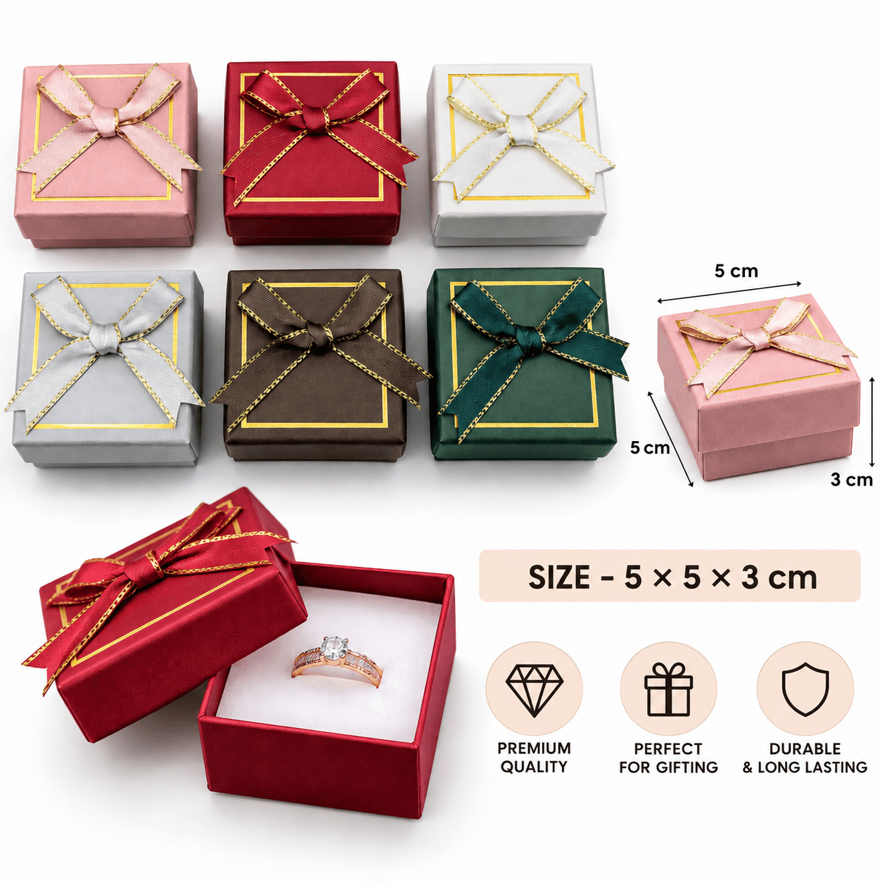 Premium Paper Ring Box for Gift - View 1